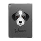 Bedlington Whippet Personalised Apple iPad Grey Case