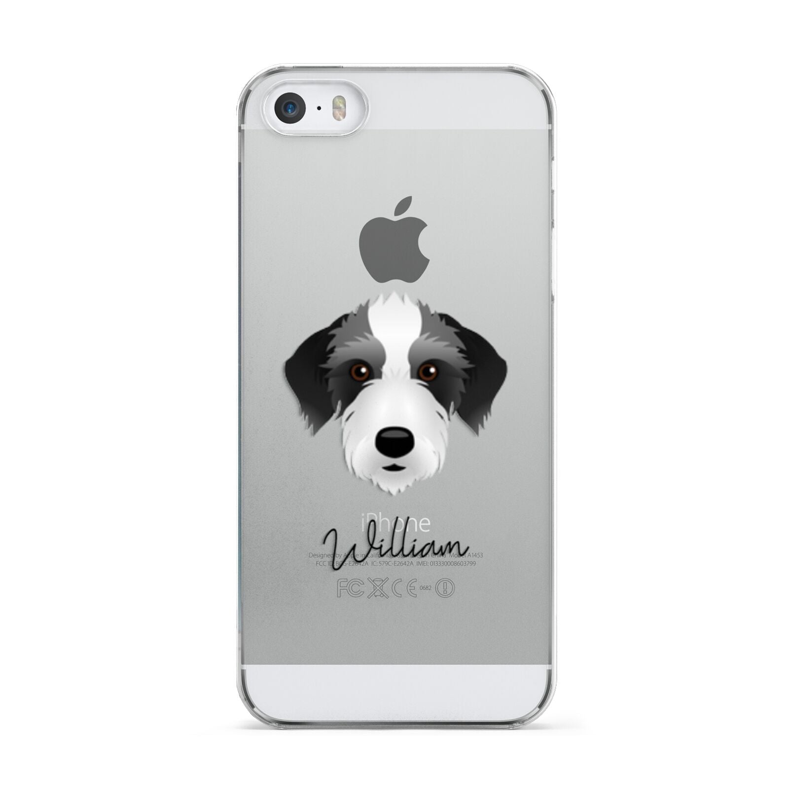 Bedlington Whippet Personalised Apple iPhone 5 Case