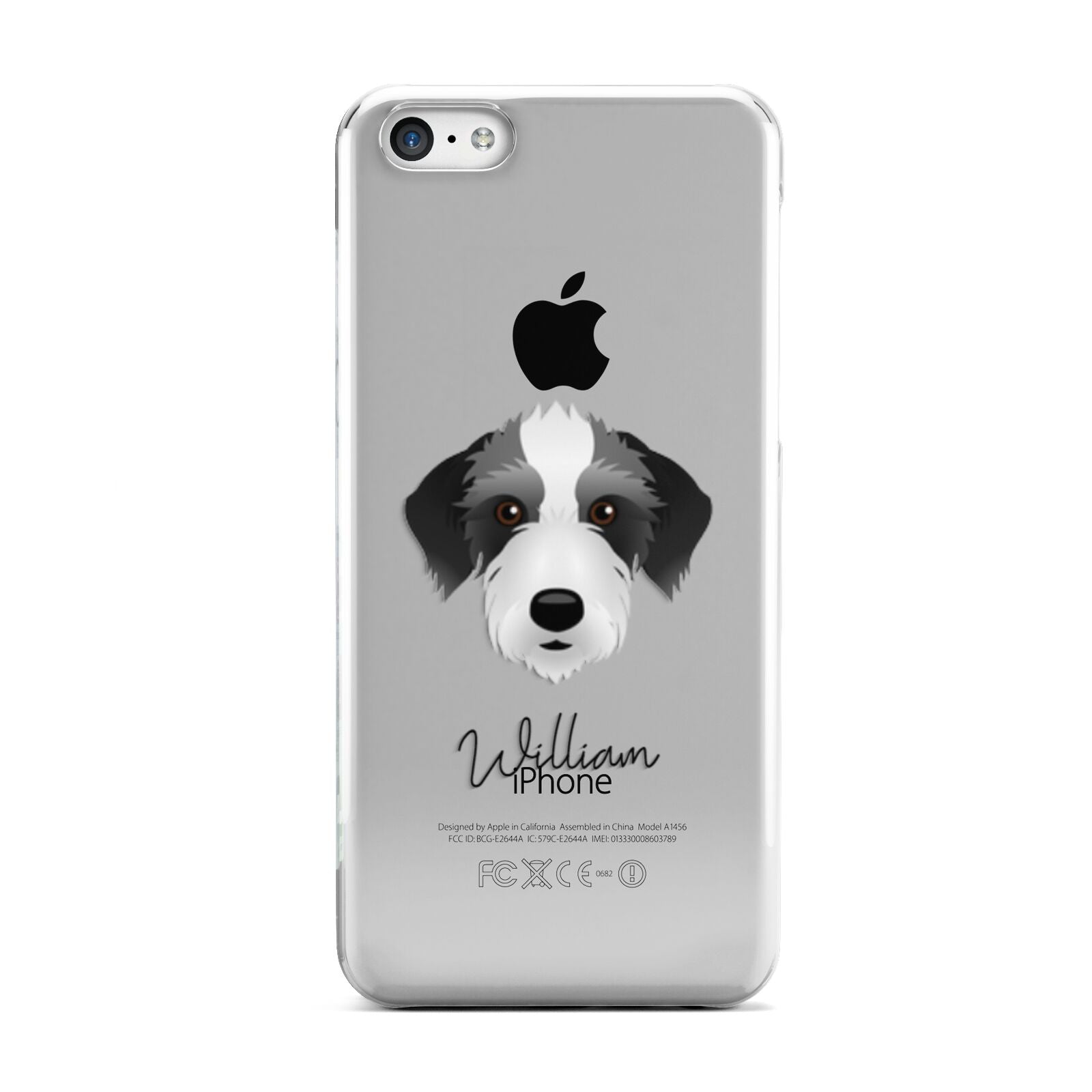 Bedlington Whippet Personalised Apple iPhone 5c Case