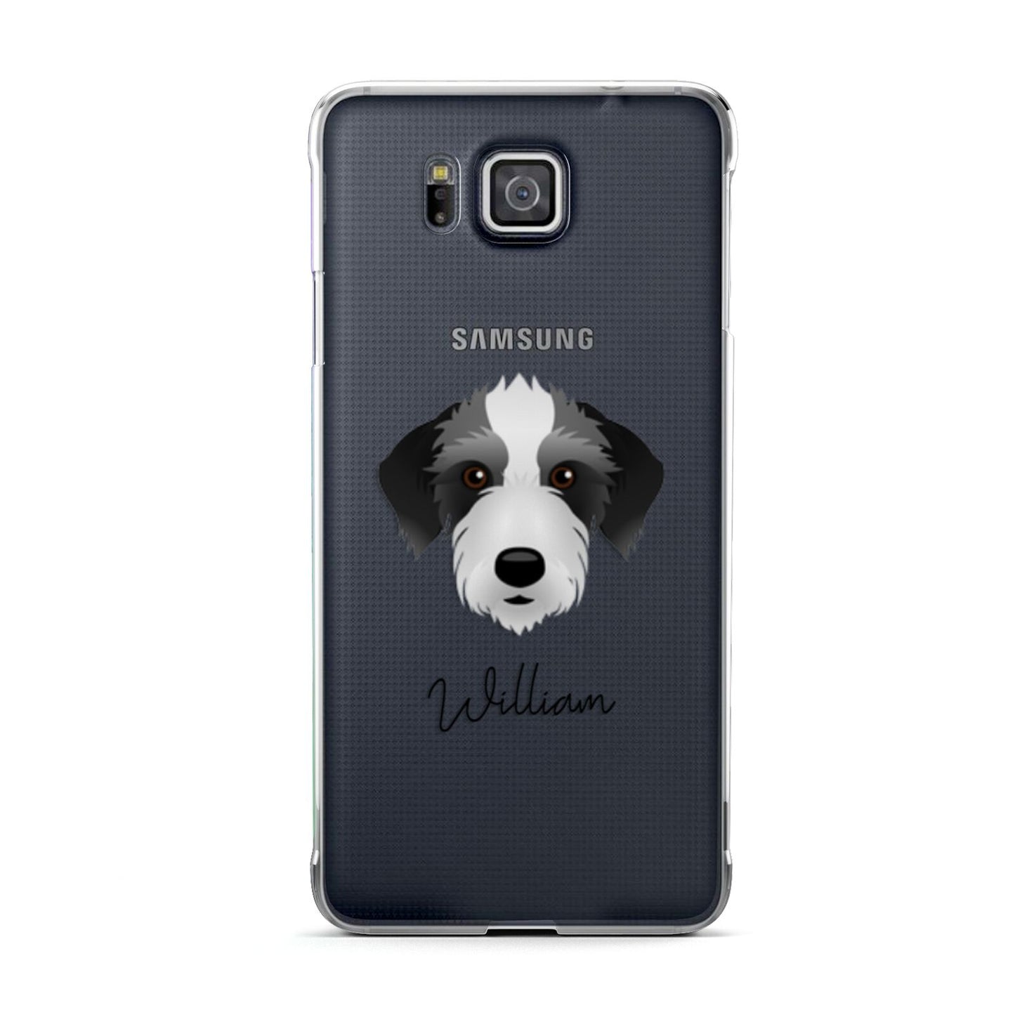 Bedlington Whippet Personalised Samsung Galaxy Alpha Case