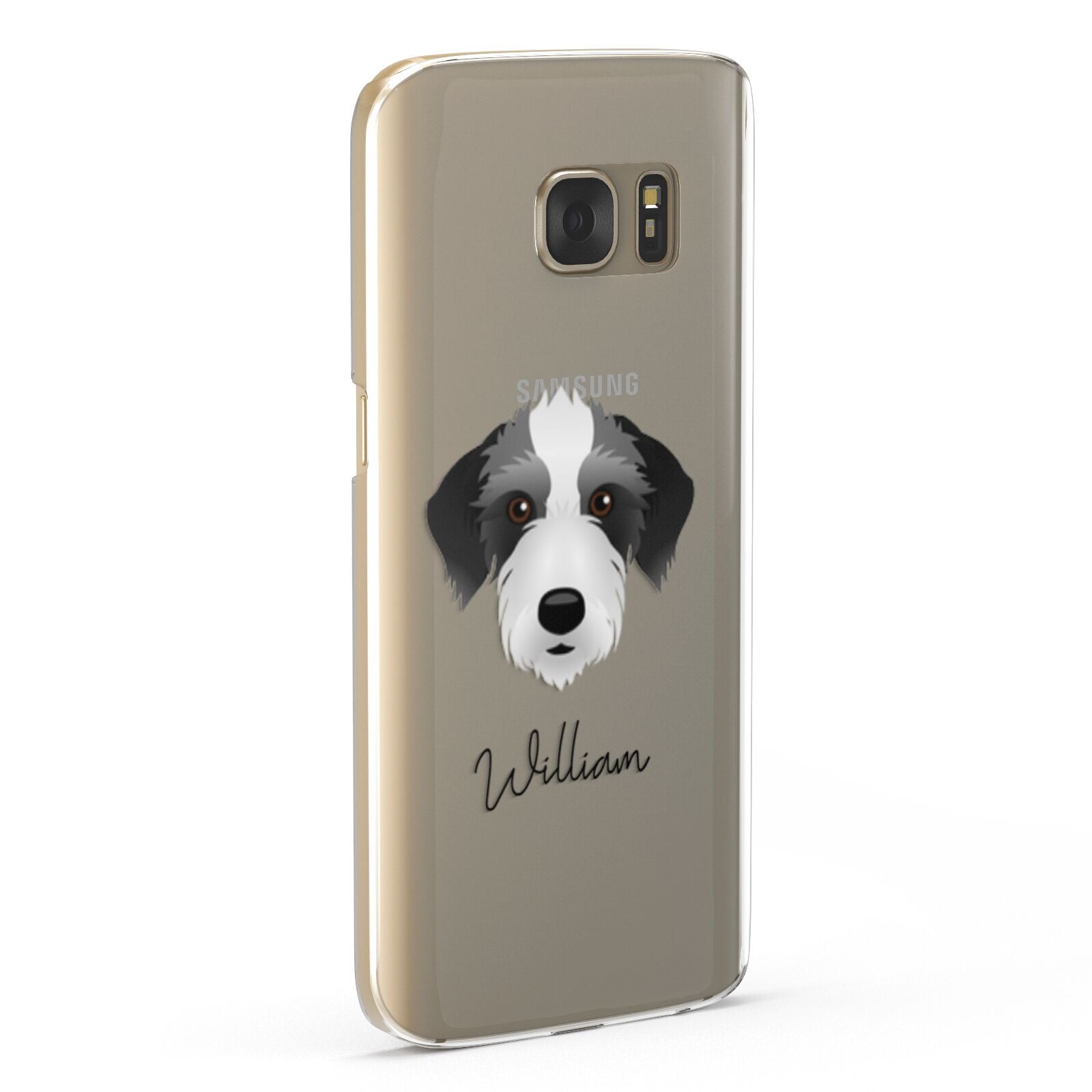 Bedlington Whippet Personalised Samsung Galaxy Case Fourty Five Degrees