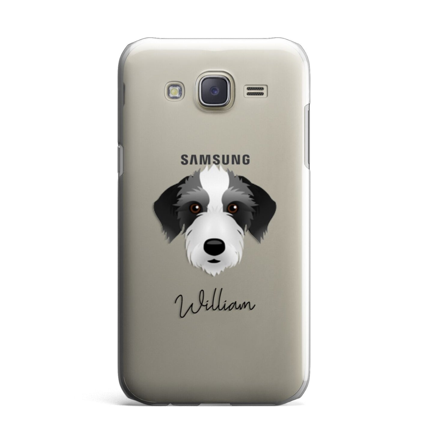 Bedlington Whippet Personalised Samsung Galaxy J7 Case