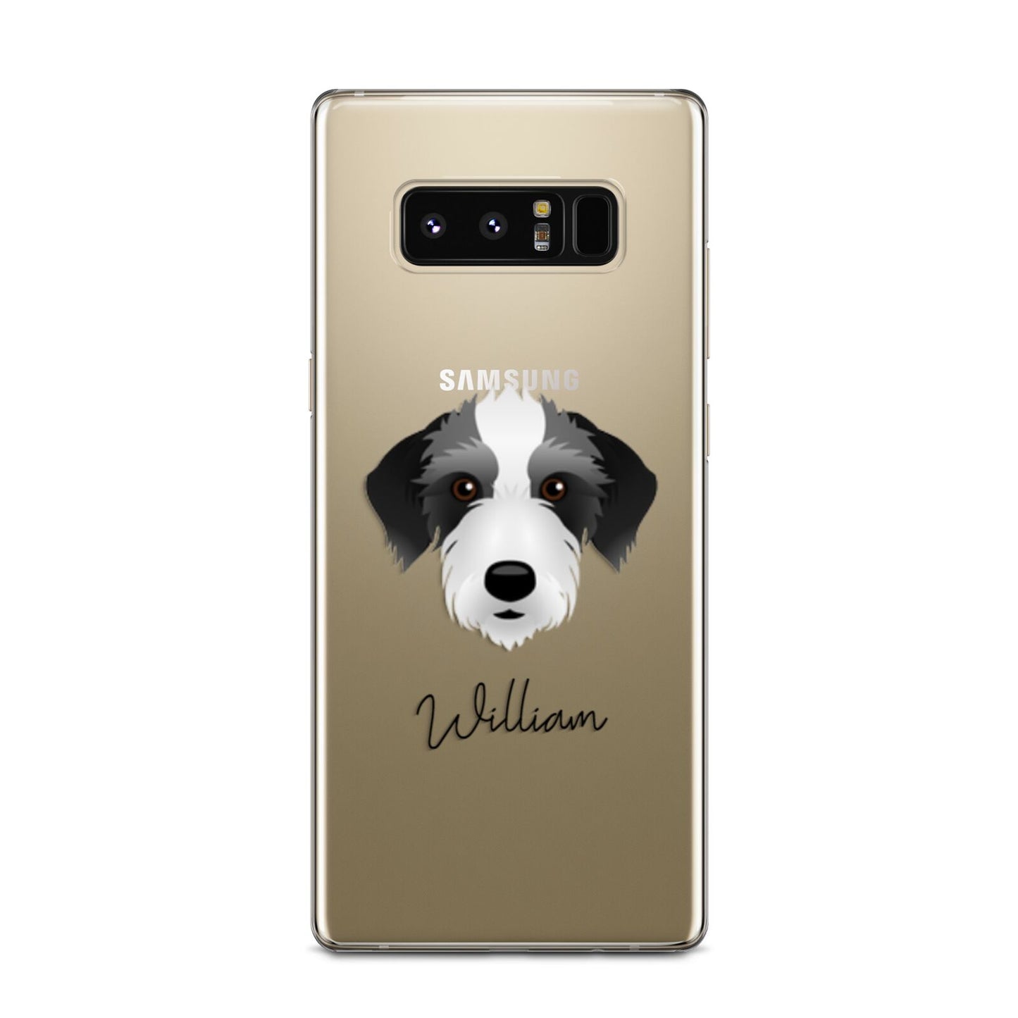 Bedlington Whippet Personalised Samsung Galaxy Note 8 Case