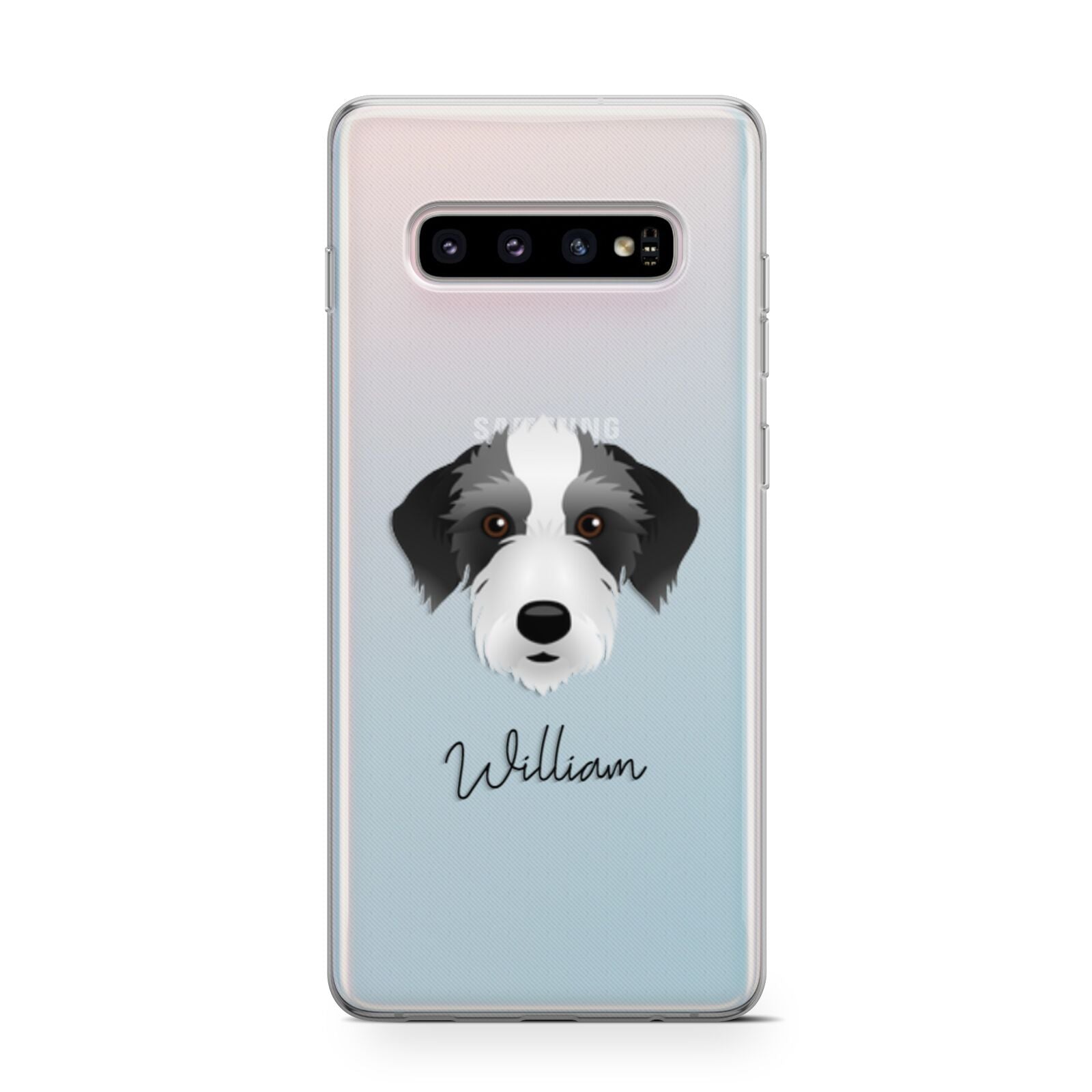 Bedlington Whippet Personalised Samsung Galaxy S10 Case