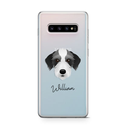 Bedlington Whippet Personalised Samsung Galaxy S10 Case