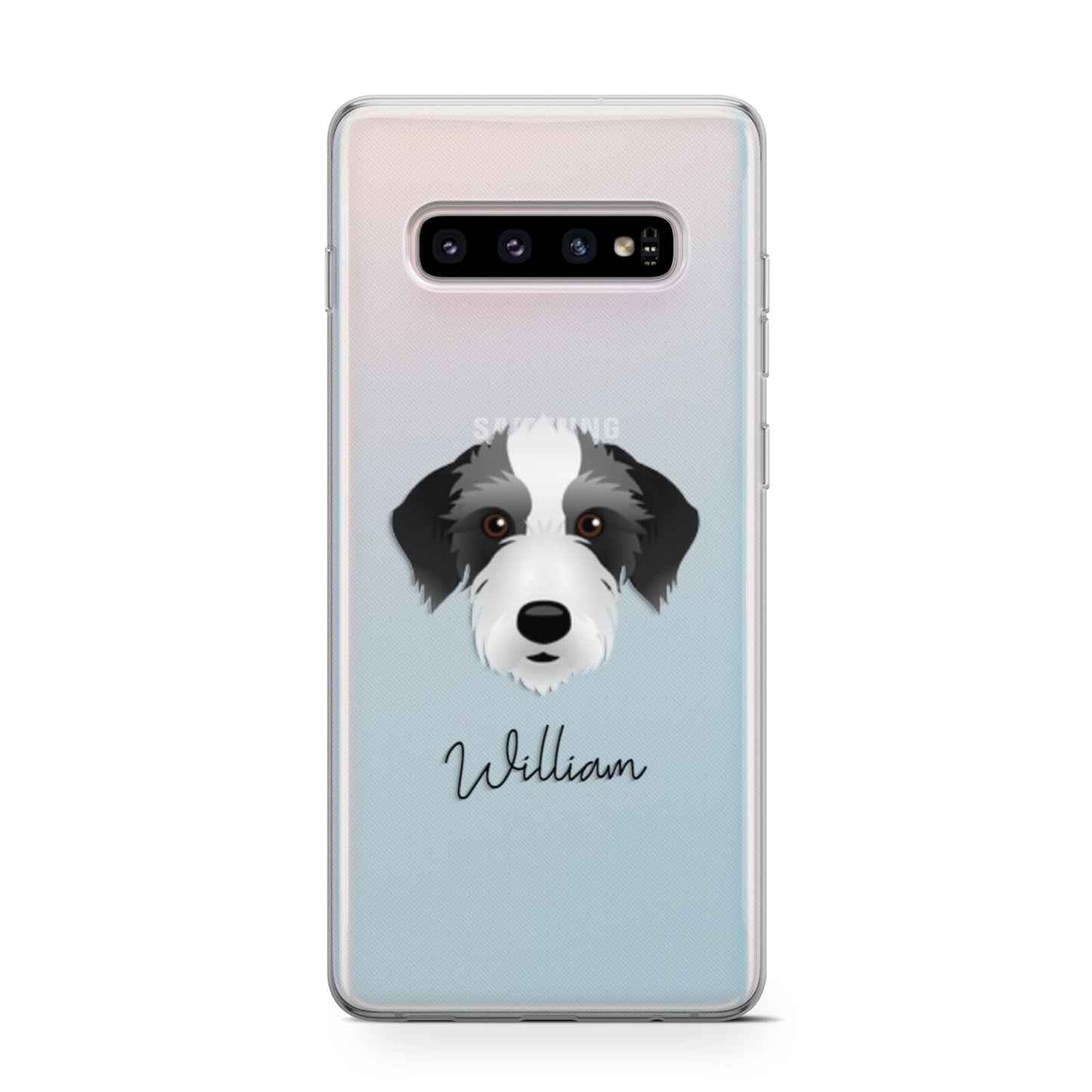 Bedlington Whippet Personalised Samsung Galaxy S10 Case