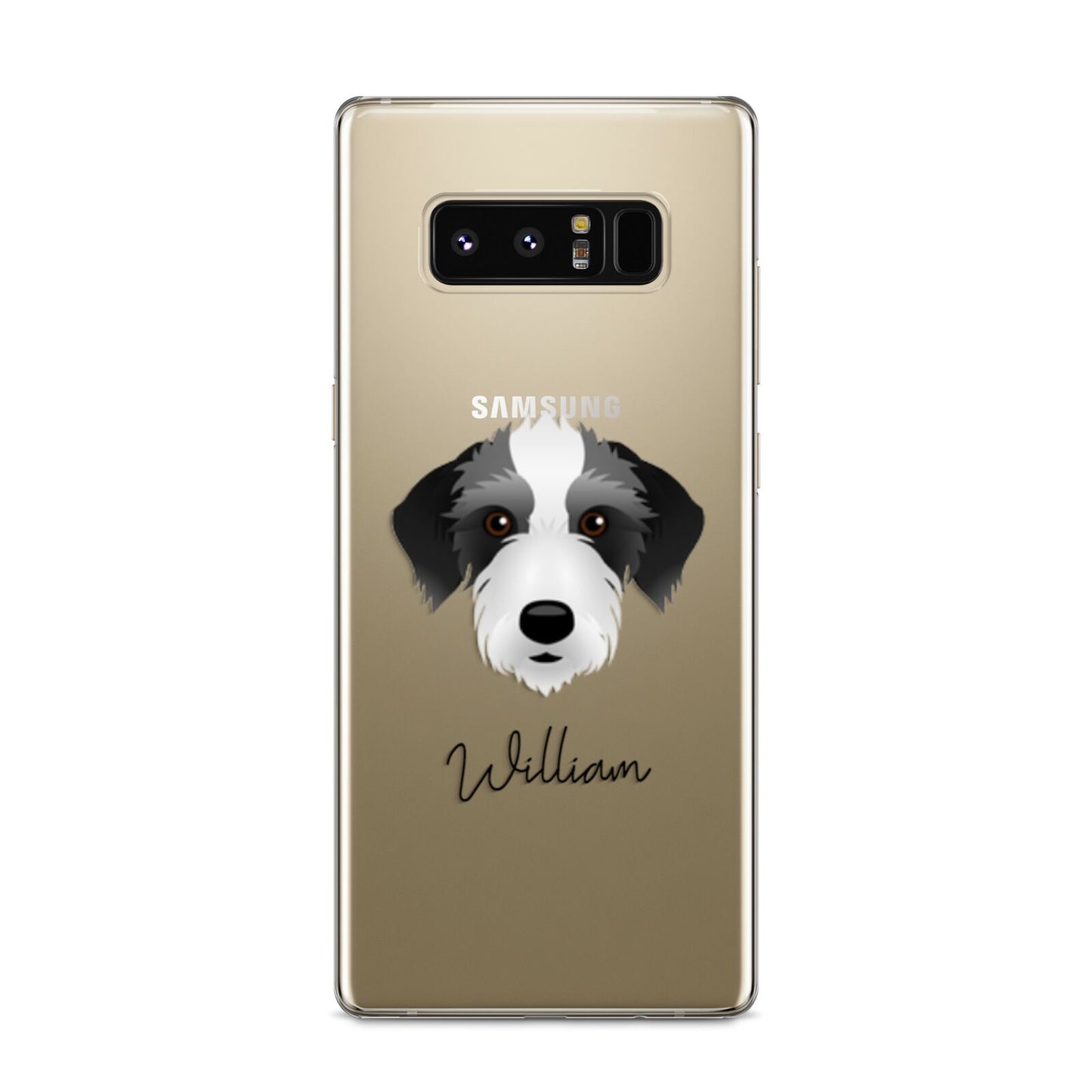 Bedlington Whippet Personalised Samsung Galaxy S8 Case