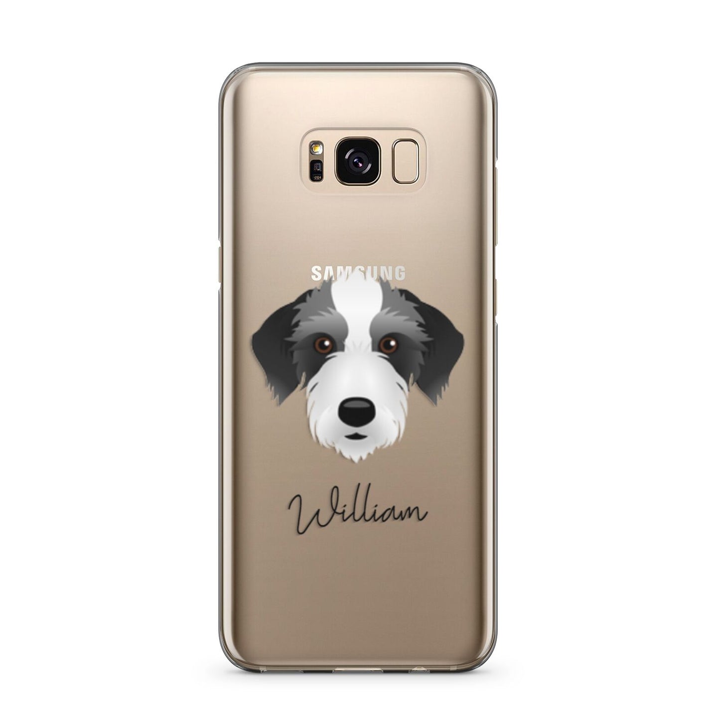 Bedlington Whippet Personalised Samsung Galaxy S8 Plus Case