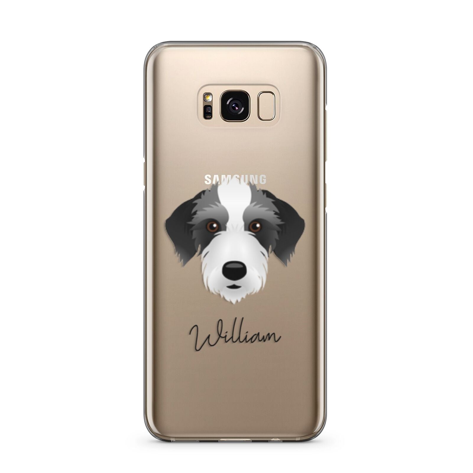 Bedlington Whippet Personalised Samsung Galaxy S8 Plus Case