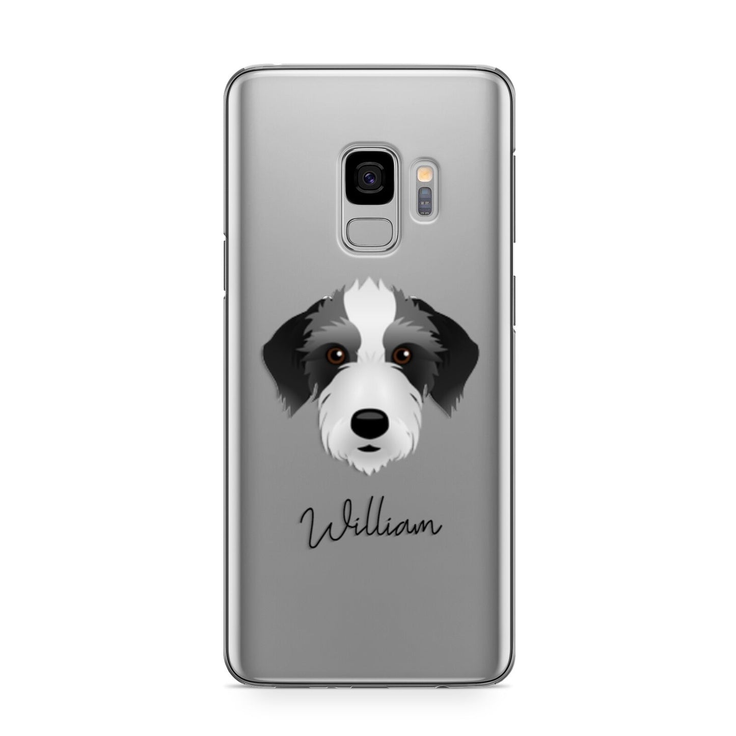 Bedlington Whippet Personalised Samsung Galaxy S9 Case