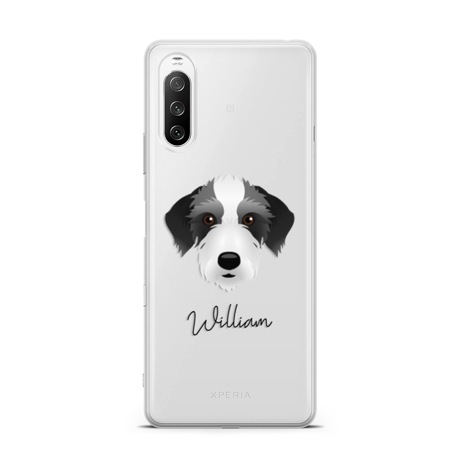 Bedlington Whippet Personalised Sony Xperia 10 III Case