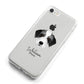 Bedlington Whippet Personalised iPhone 8 Bumper Case on Silver iPhone Alternative Image