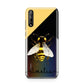 Bee Asymmetrical Background and Name Huawei Enjoy 10s Phone Case