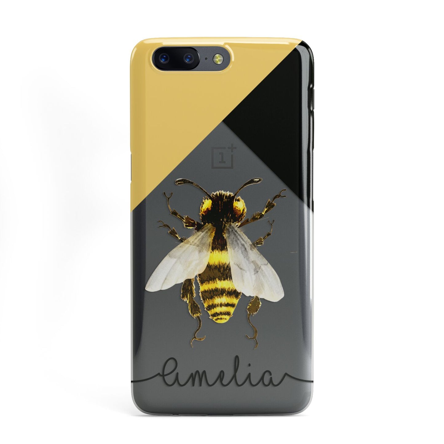 Bee Asymmetrical Background and Name OnePlus Case