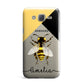 Bee Asymmetrical Background and Name Samsung Galaxy J7 Case