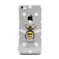 Bee Illustration with Daisies Apple iPhone 5c Case