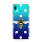 Bee Illustration with Daisies Huawei P Smart 2019 Case