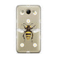 Bee Illustration with Daisies Huawei Y3 2017