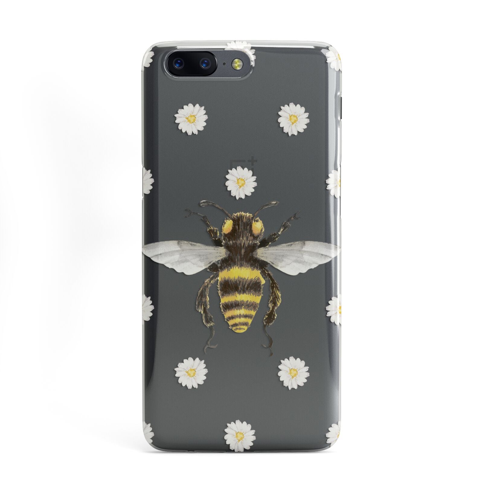 Bee Illustration with Daisies OnePlus Case