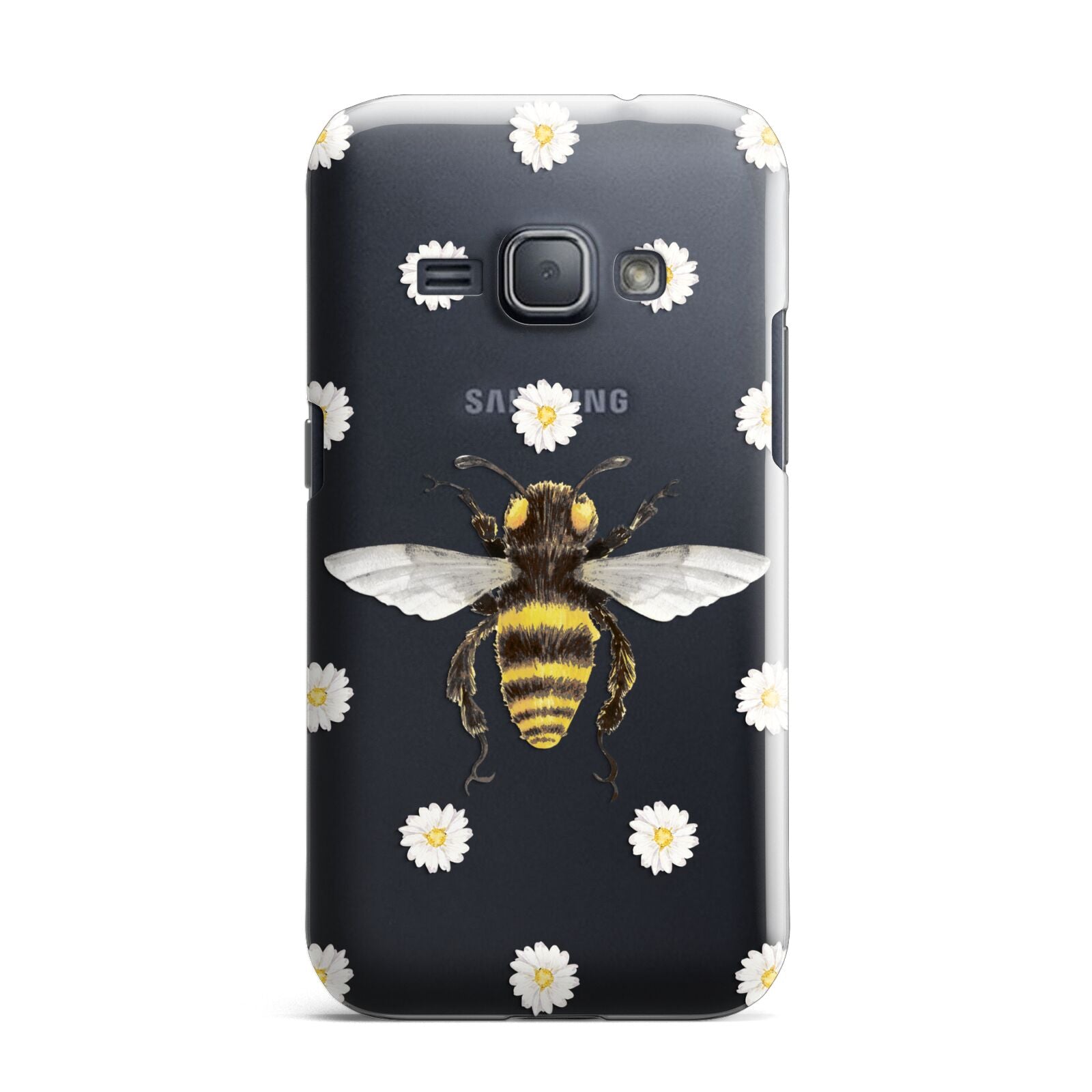 Bee Illustration with Daisies Samsung Galaxy J1 2016 Case
