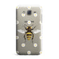 Bee Illustration with Daisies Samsung Galaxy J7 Case