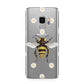 Bee Illustration with Daisies Samsung Galaxy S9 Case