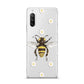 Bee Illustration with Daisies Sony Xperia 10 III Case