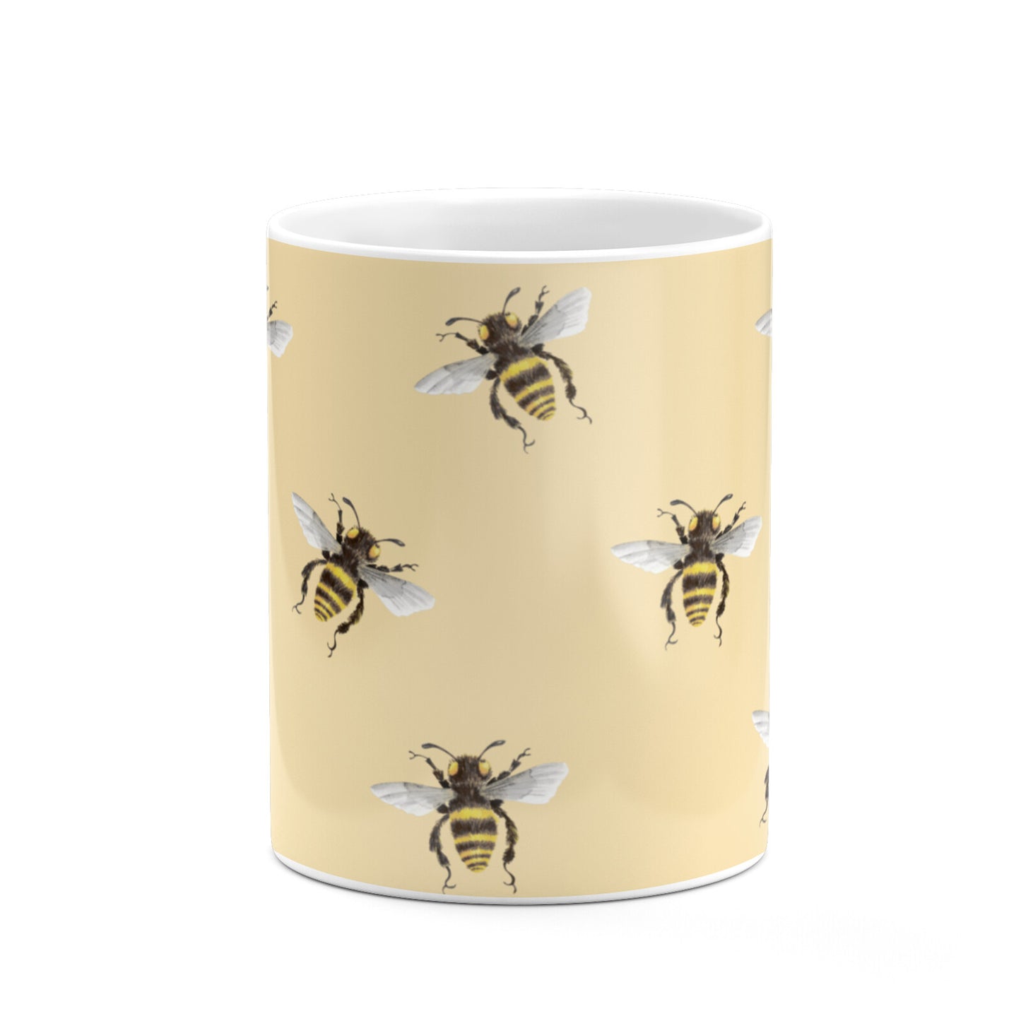 Bee Illustrations 10oz Mug Alternative Image 7