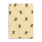 Bee Illustrations Apple iPad Gold Case