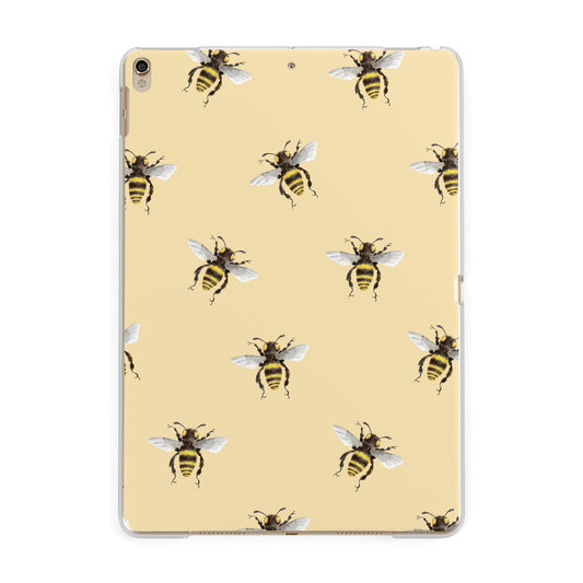 Bee Illustrations Apple iPad Gold Case