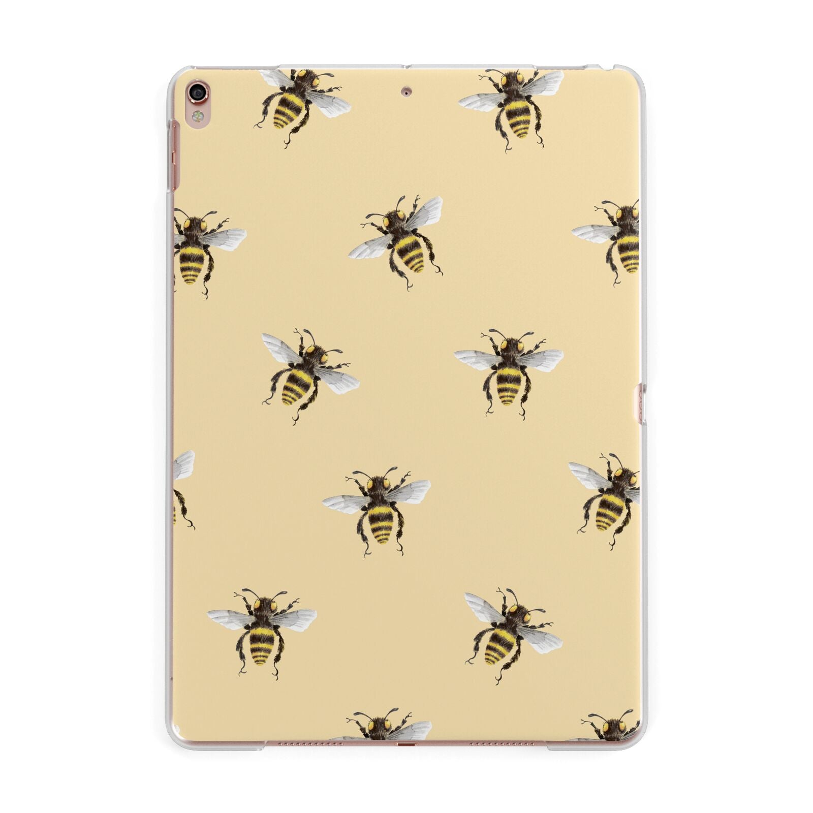 Bee Illustrations Apple iPad Rose Gold Case