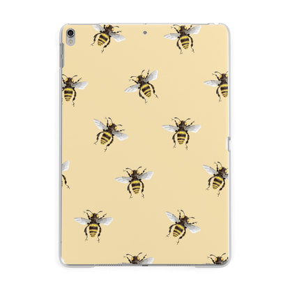 Bee Illustrations Apple iPad Silver Case