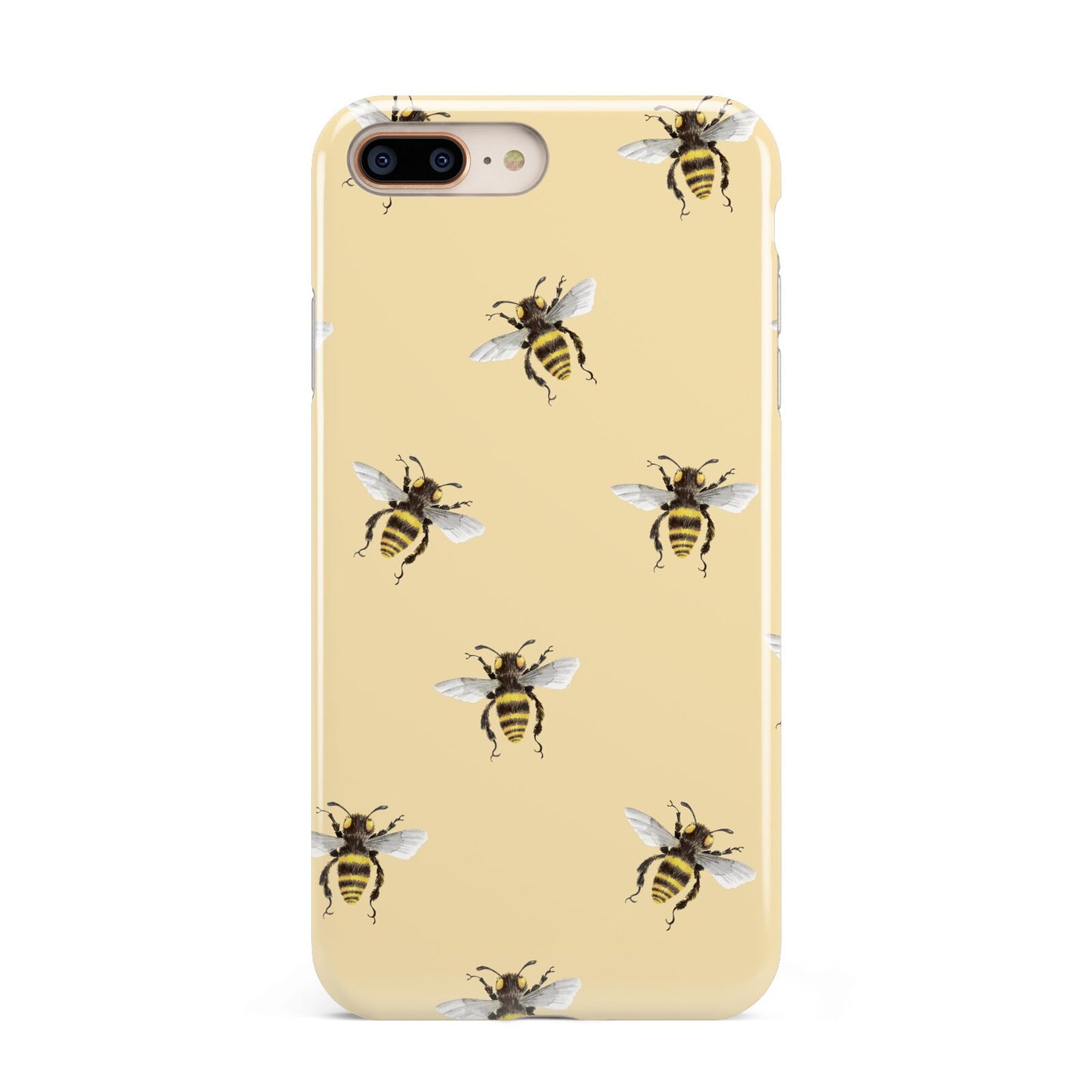 Bee Illustrations Apple iPhone 7 8 Plus 3D Tough Case