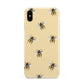 Bee Illustrations Apple iPhone Xs Max 3D Tough Case