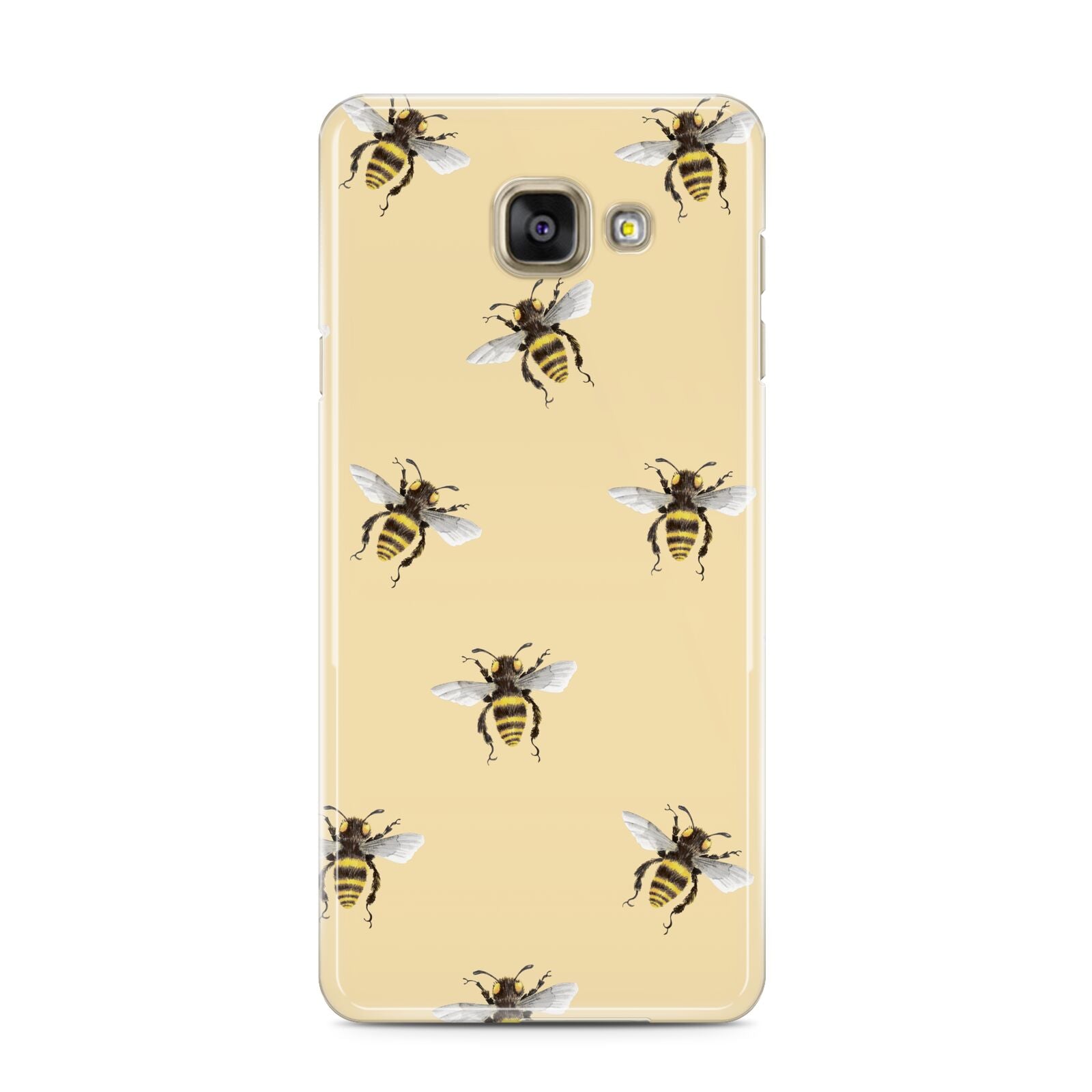 Bee Illustrations Samsung Galaxy A3 2016 Case on gold phone