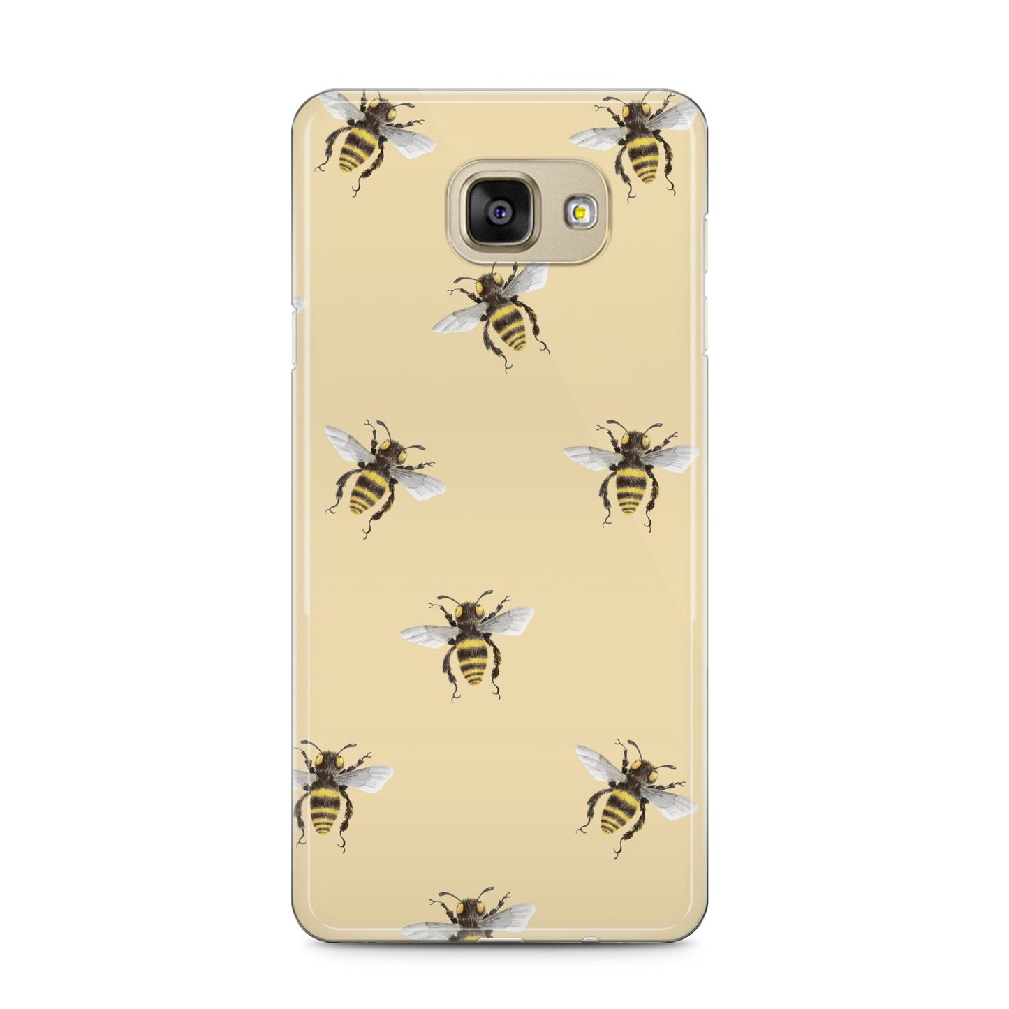 Bee Illustrations Samsung Galaxy A5 2016 Case on gold phone