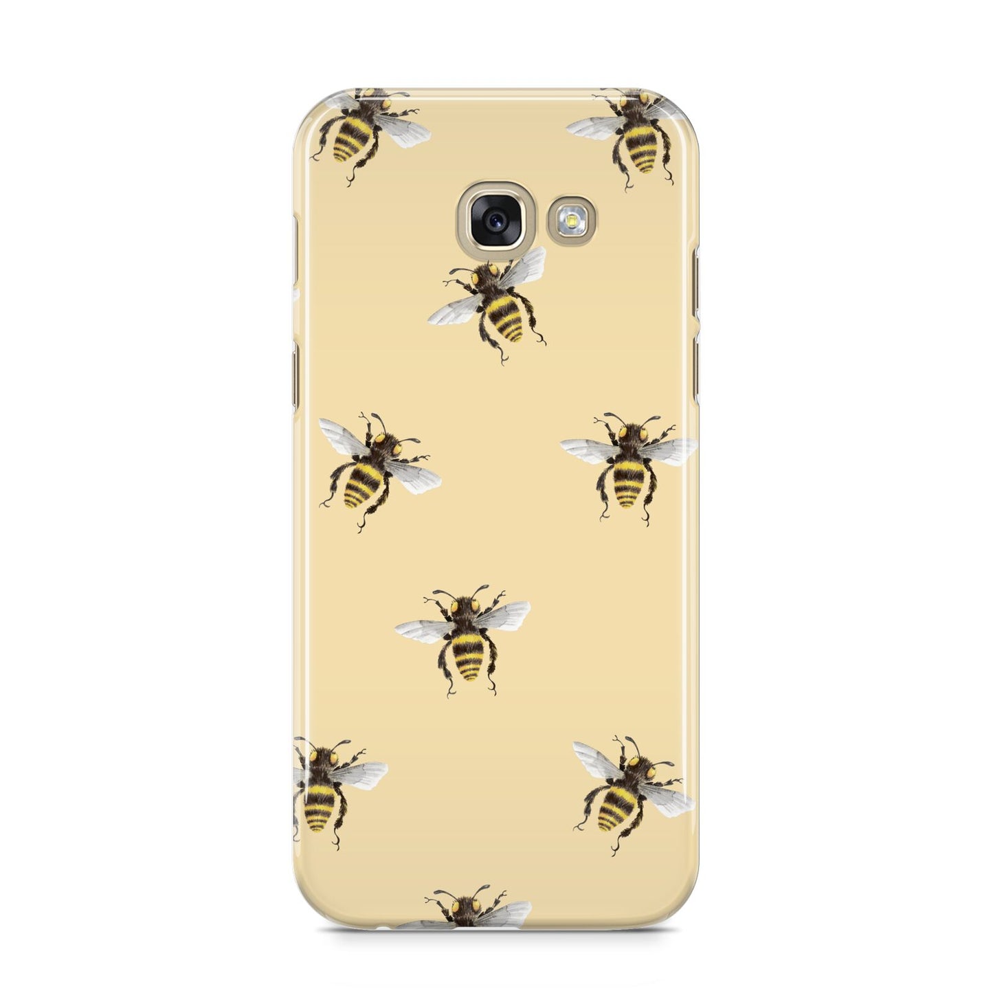 Bee Illustrations Samsung Galaxy A5 2017 Case on gold phone