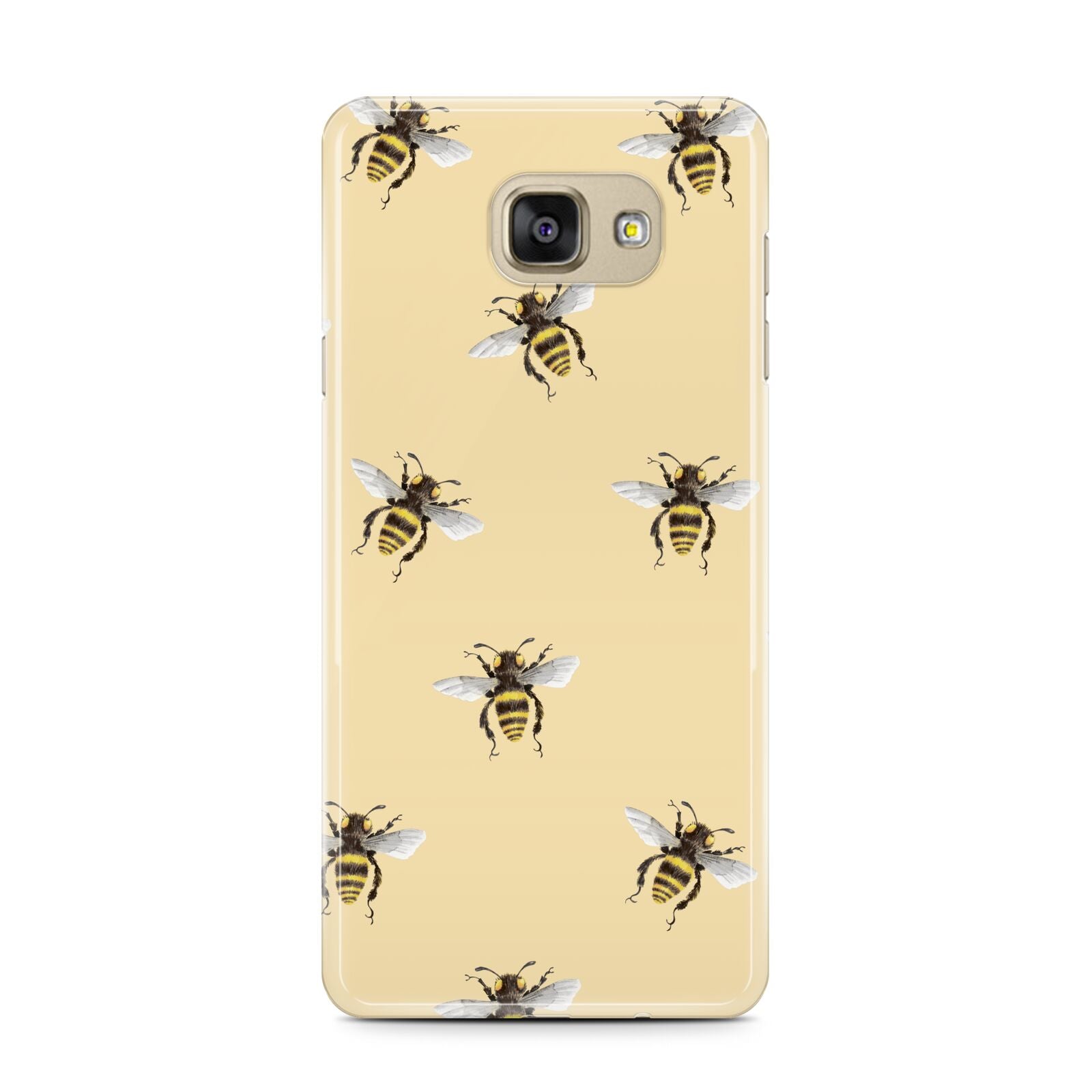 Bee Illustrations Samsung Galaxy A7 2016 Case on gold phone
