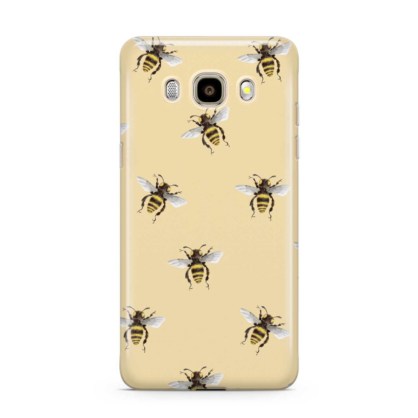 Bee Illustrations Samsung Galaxy J7 2016 Case on gold phone