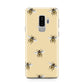 Bee Illustrations Samsung Galaxy S9 Plus Case on Silver phone