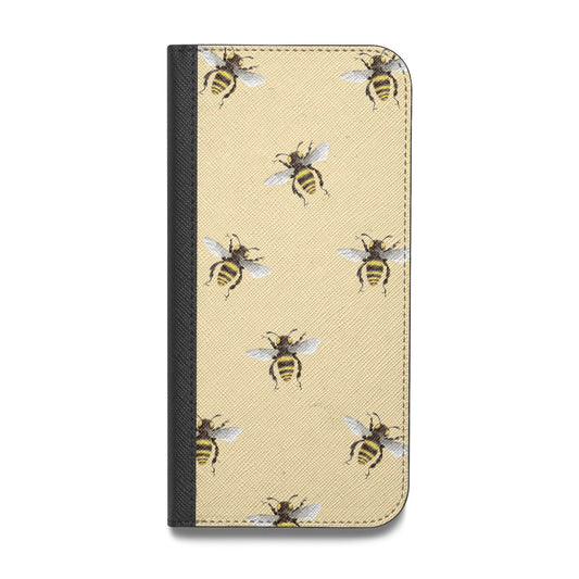 Bee Illustrations Vegan Leather Flip Samsung Case
