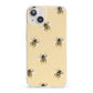 Bee Illustrations iPhone 13 Clear Bumper Case