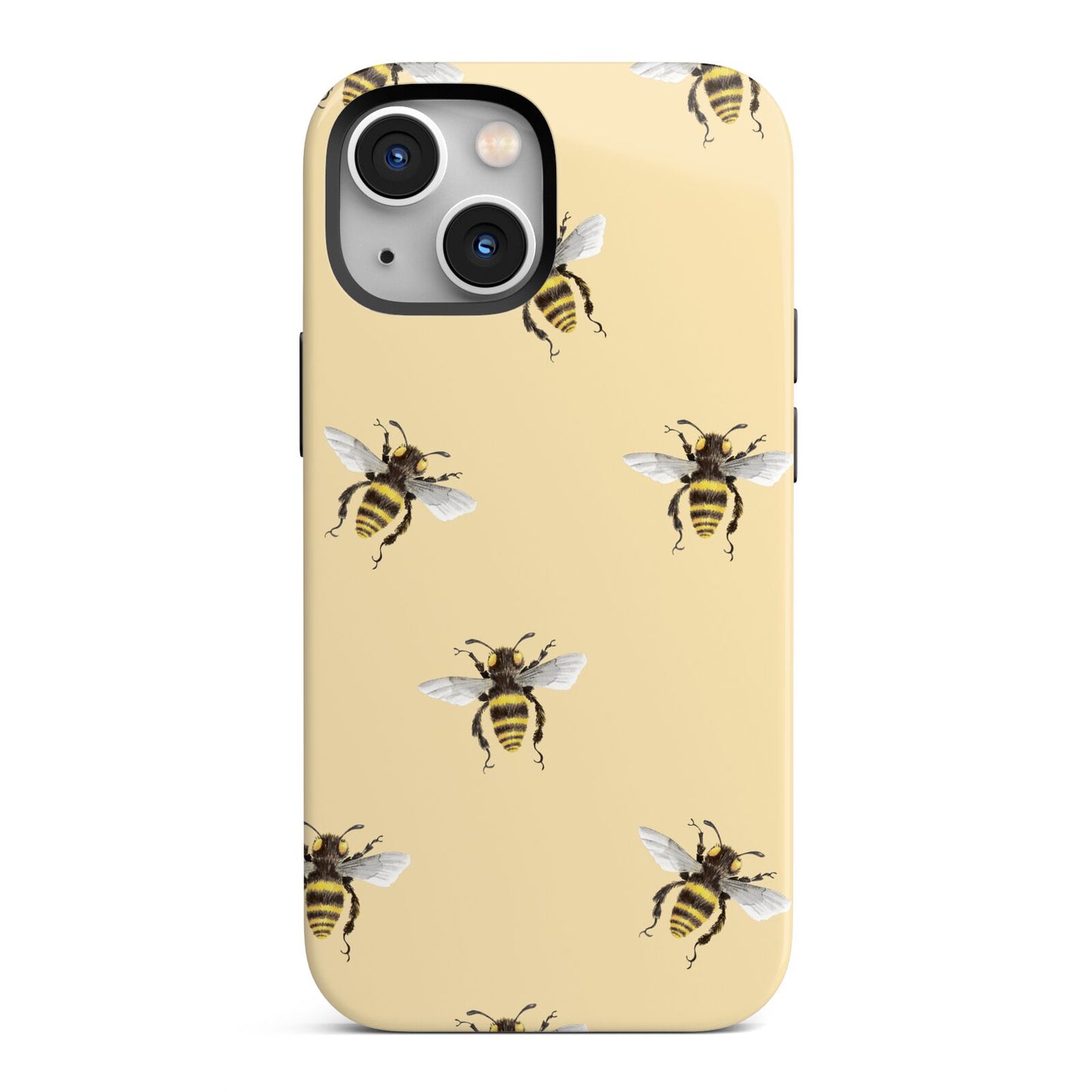 Bee Illustrations iPhone 13 Mini Full Wrap 3D Tough Case