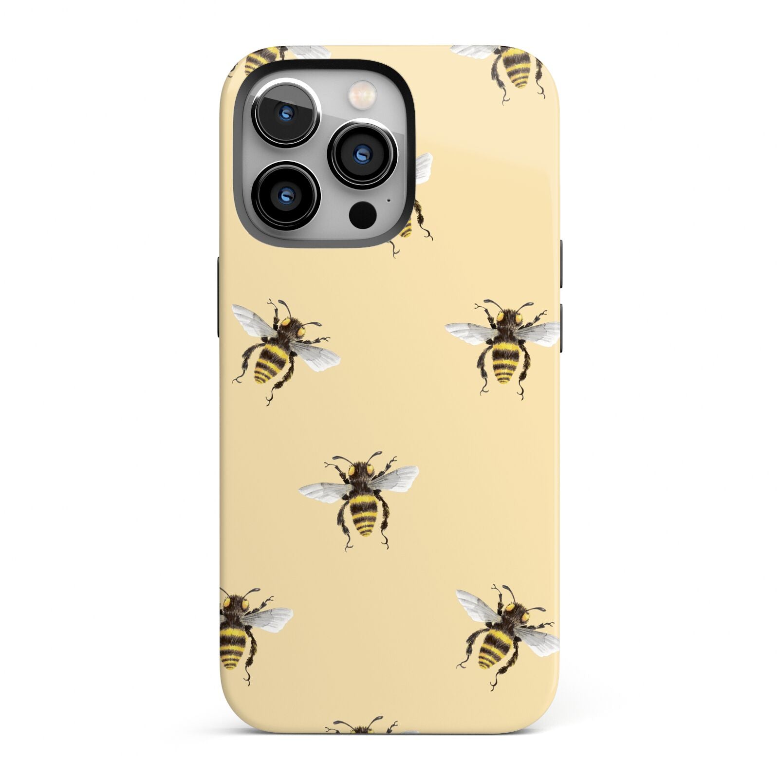 Bee Illustrations iPhone 13 Pro Full Wrap 3D Tough Case