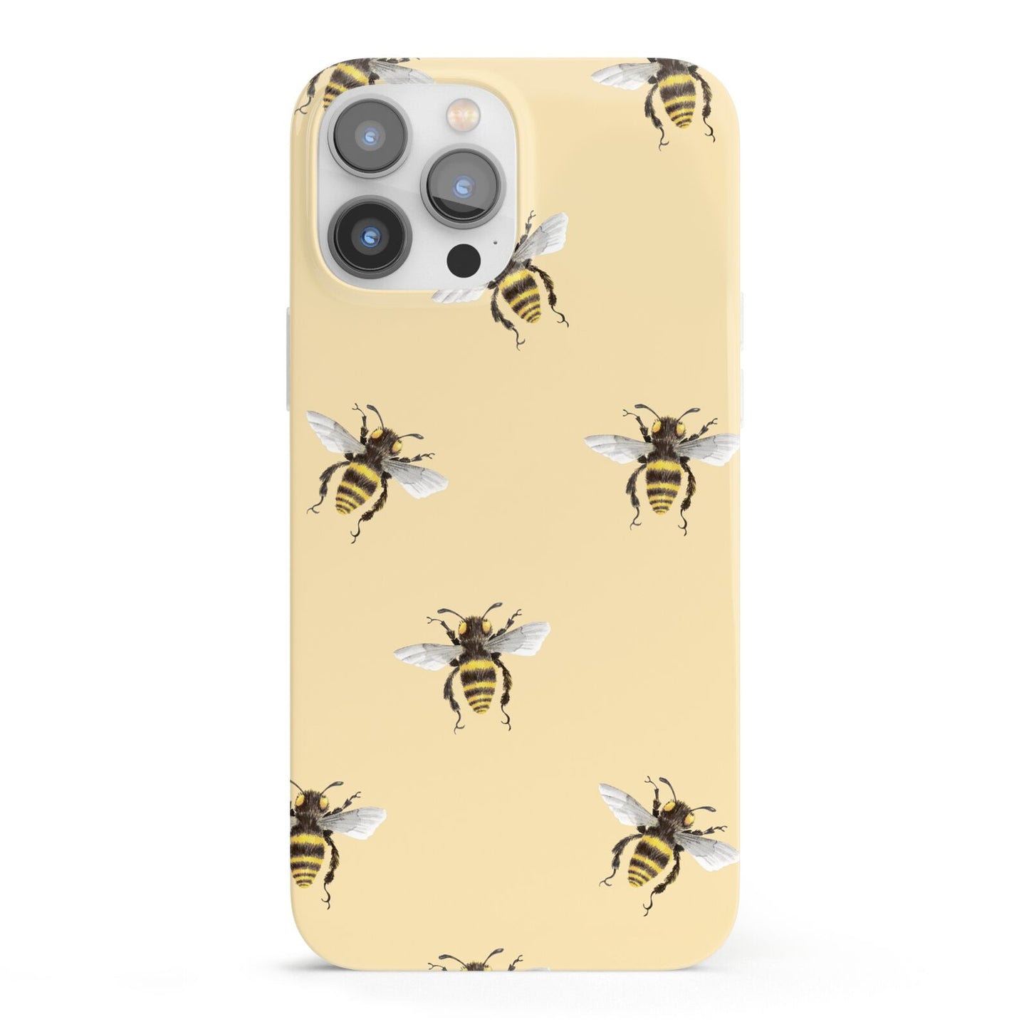 Bee Illustrations iPhone 13 Pro Max Full Wrap 3D Snap Case