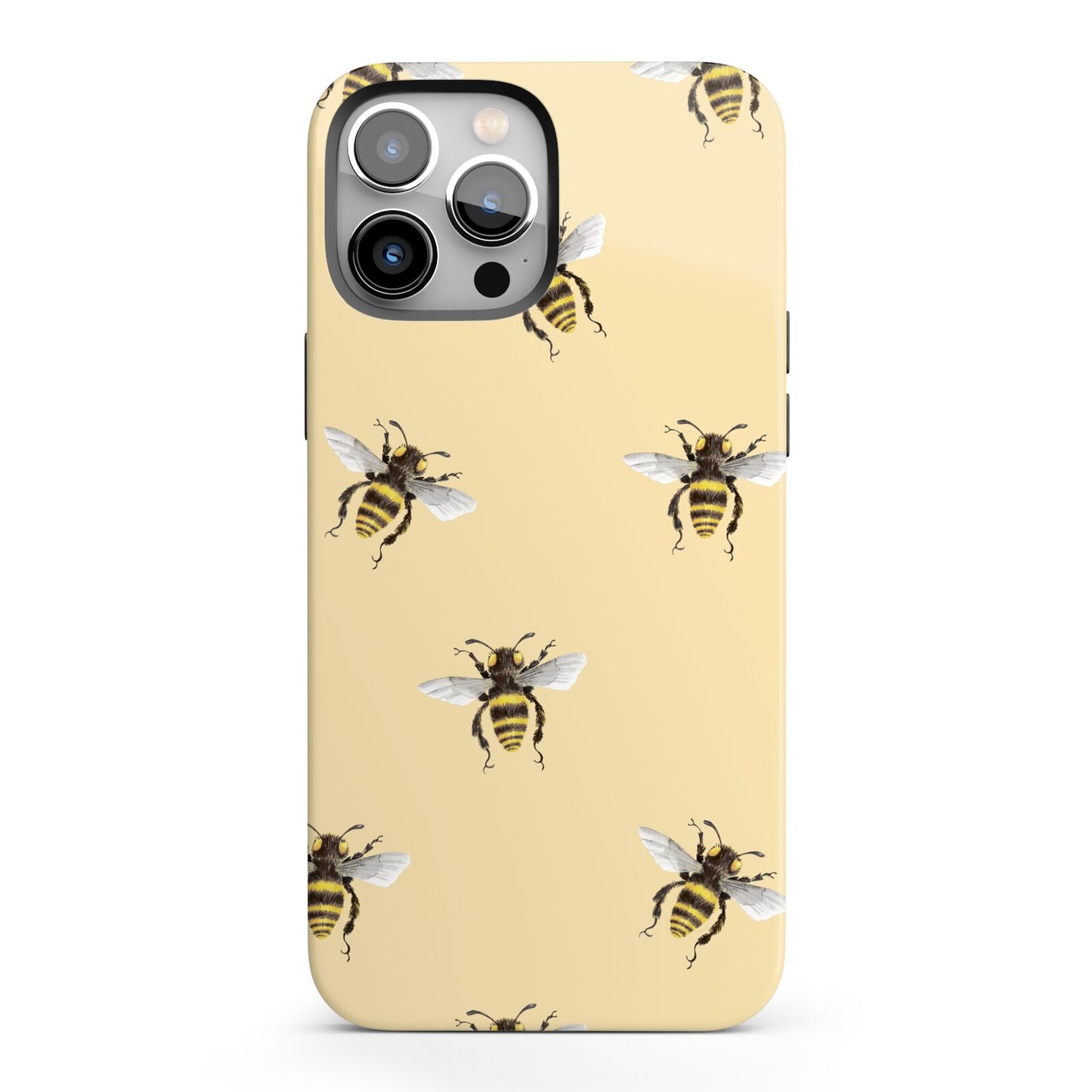 Bee Illustrations iPhone 13 Pro Max Full Wrap 3D Tough Case