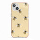 Bee Illustrations iPhone 13 TPU Impact Case with Pink Edges