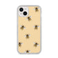 Bee Illustrations iPhone 14 Plus Glitter Tough Case Starlight
