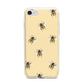 Bee Illustrations iPhone 7 Bumper Case on Silver iPhone