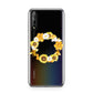 Bee Sunflower Wreath Personalised Initials Huawei Enjoy 10s Phone Case